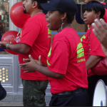 Fast-food workers at a past wage protest in Chicago. (Photo: Daniel X. O'Neil/Creative Commons)