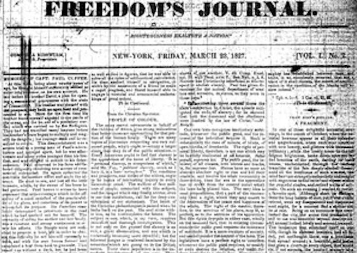 Freedom’s Journal and the Birth of the Black Press